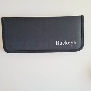 Buckeye Black Nylon Harmonica Travel Case With Zipper Closure